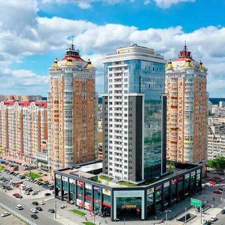 Vip Apartment 120M2 With Panoramic Windows, 22 Floor. Obolon Киев Экстерьер фото